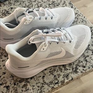 Nike White Mesh Sneakers